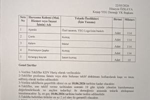 Faaliyet 6.5 LEADER yaklaşımına ve TKDK desteklerine yönelik bilgilendirme toplantısı yapılması (toplantı materyalleri hazırlanması ve dağıtılması) Görünürlük Teklif Mektubu
