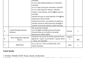 Faaliyet 2.18 Bölgedeki köy ve yayla festivallerine destek verilmesi TEKLİF MEKTUBU