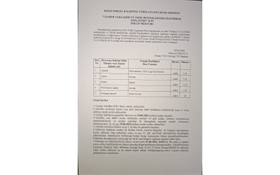 Faaliyet 6.5 LEADER yaklaşımına ve TKDK desteklerine yönelik bilgilendirme toplantısı yapılması (toplantı materyalleri hazırlanması ve dağıtılması) Görünürlük Teklif Mektubu