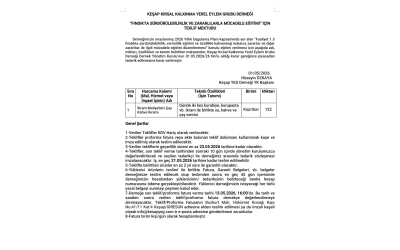 Faaliyet 1.3 FINDIKTA SÜRDÜRÜLEBİLİRLİK VE ZARARLILARLA MÜCADELE EĞİTİMİ” İÇİN TEKLİF MEKTUBU (İKRAM)