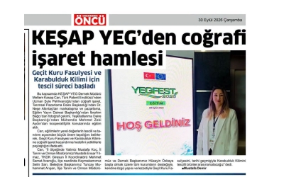 Keşap YEG'den Coğrafi İşaret Hamlesi