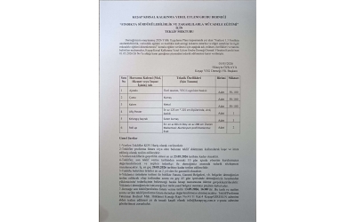Faaliyet 1.3 FINDIKTA SÜRDÜRÜLEBİLİRLİK VE ZARARLILARLA MÜCADELE EĞİTİMİ” İÇİN TEKLİF MEKTUBU (GÖRÜNÜRLÜK)