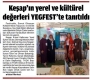 Keşap'ın Değerleri YEGFEST' de Tanıtıldı