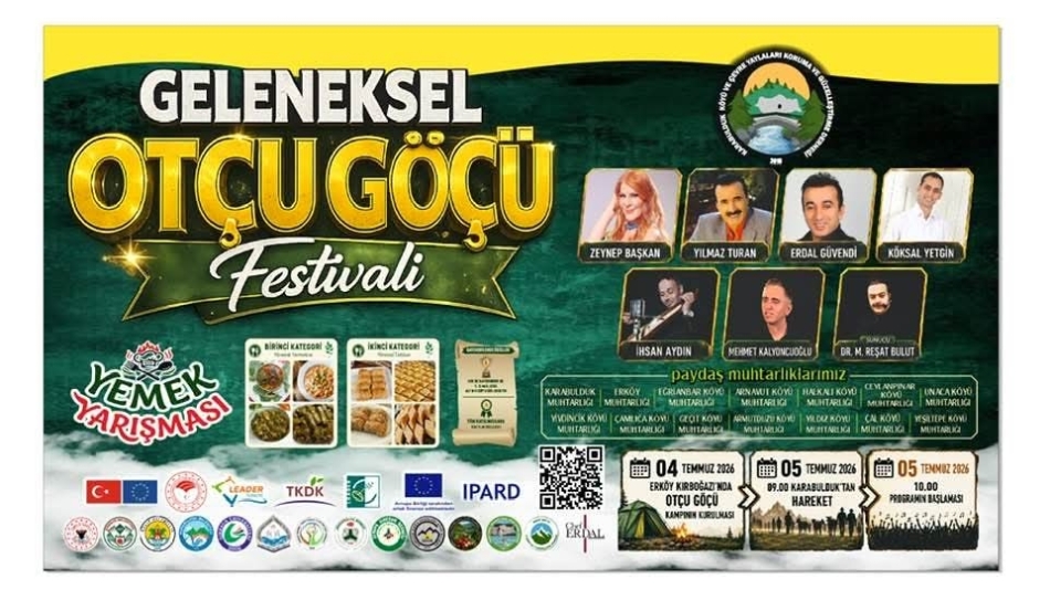 GELENEKSEL OTÇU GÖÇÜ FESTİVALİMİZE DAVETLİSİNİZ 